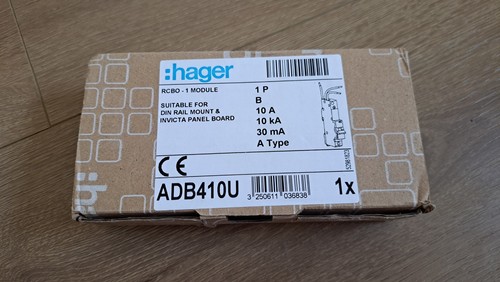 Hager adb410u rcbo - hager,
