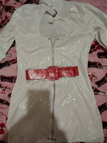 Women white trench coat - women's, w/
