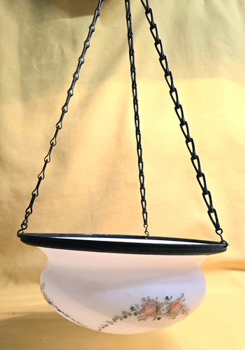 Small edwardian satin glass - edwardian,
