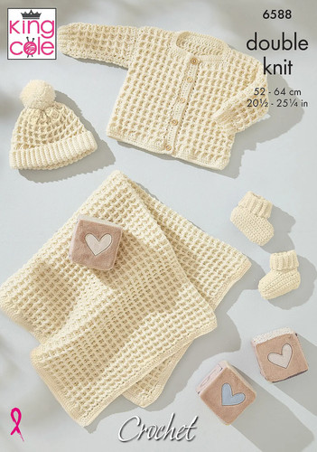 6588 king cole baby - baby, crochet