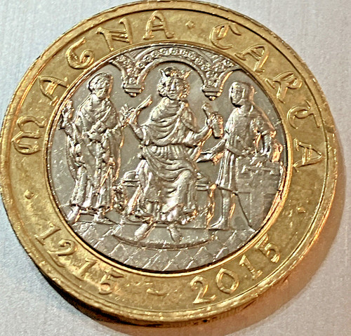 2015 magna carta two pound - magna, £2