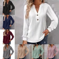 Ladies Jumper Top V Neck