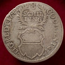 Lubeck German States 8 Schilling 1741 - 0.625 Silver (M3006) - CA-H