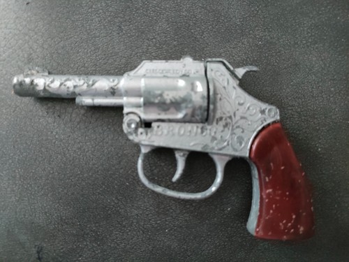 Vintage cap gun - vintage, metal