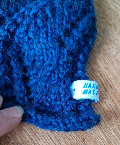 Hand knitted brand - brand, scarf