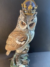 Large Crowned Owl Statue