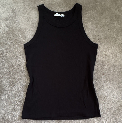 Primark women black ribbed - black,