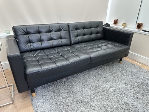 Ikea landskrona black seater - ikea,