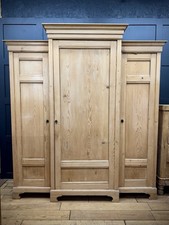 Victorian Pine Triple Wardrobe