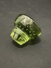 Unusual Old Green Glass