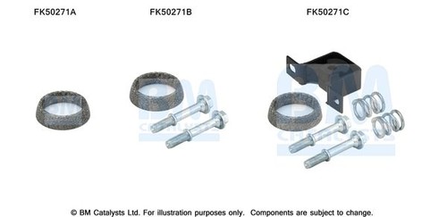 Exhaust system pipe - system, mounting