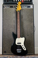 1973 Framus Germany J-156 Junior Short Scale Offset Bass Guitar - Factory Black