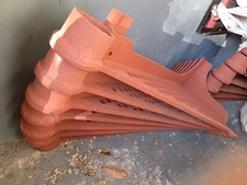 Cast Iron Spiral Staircase Sections -Rails. Treads Sandblasted/Sprayed/Red-Oxide