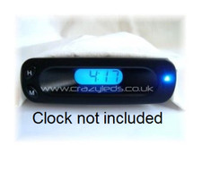 Fit Mondeo Focus Fiesta Puma Ka Transit Blue SMD LED dash clock conversion