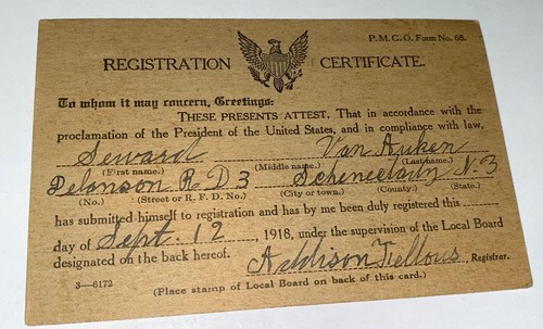 Antique wwi american draft - american,