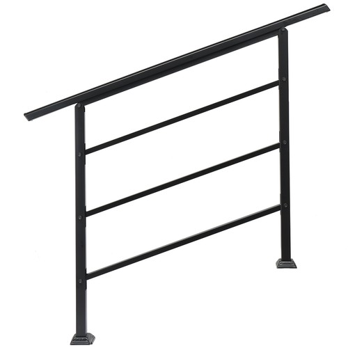 Iron handrail stair railing - stair,