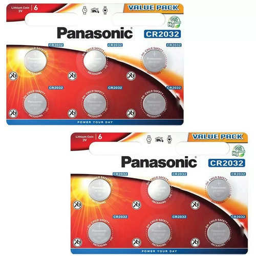 12x panasonic cr2032 - 12x, 3v