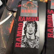 Rambo First Blood Socks Unisex Crew Size 7-12 New With Tags