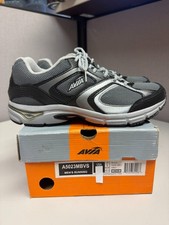 Avia Men's Sneaker Running Shoe Black Dark Grey Grey New