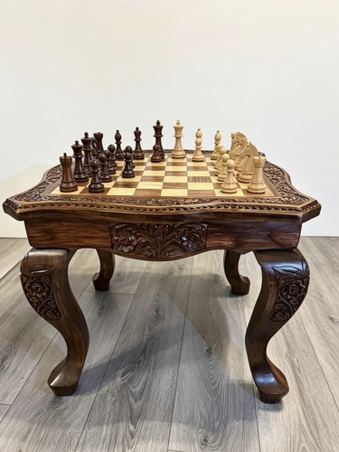 Handmade hand carved solid - handmade,
