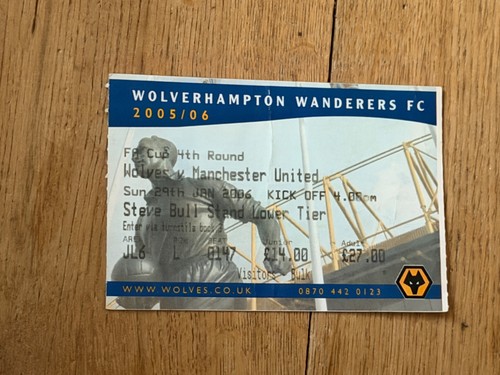 Ticket 2005 wolves v - wolves,