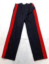 No1 Trousers Army British Military Dress Uniform 2" Red Stripe Blues Waist 36"