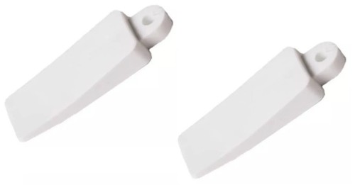Small white rubber wedges - 4x,