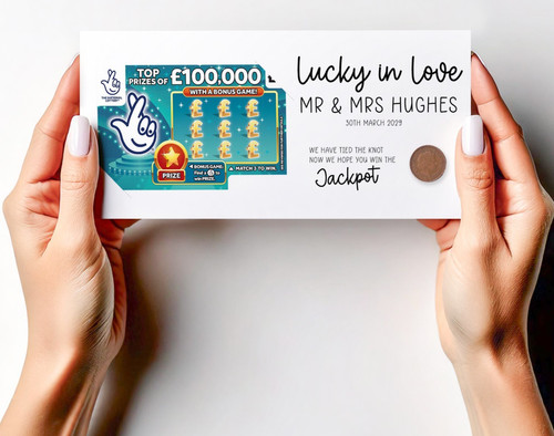 Personalised scratch card