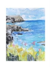 Aceo Gouache Painting By Kenna