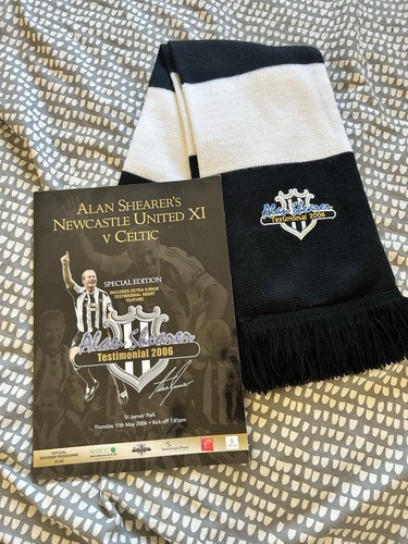 Alan shearer testimonial scarf - testimonial,