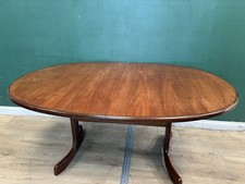 Mid century teak plan oval - teak, g