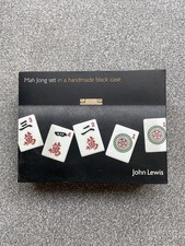 John Lewis Mah Jong Set in a Handmade Black Case