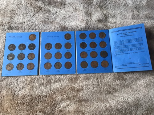 Great british penny collection - british,