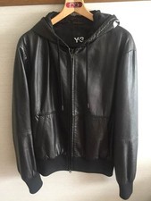 USED Y-3 LEATHER JACKET