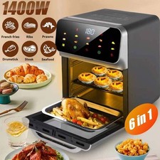 10L Air Fryer Kitchen Oven Oil Free Low Fat Healthy Frying Cooker 1350W XMAS UK