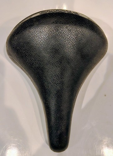 Vintage brooks bicycle saddle - bicycle,