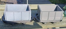 SM32 16MM Set Of 2 steel sided Wagons on skip chassis