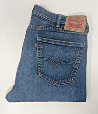 Levi's 505 Jeans W38 L30 Mens Blue Straight Baggy Relaxed Red Tab Denim