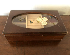 Vintage hinged wooden