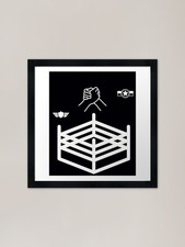Wrestling,Athletics Framed Art