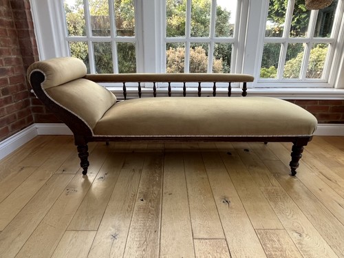 Rare edwardian chaise - edwardian, longue