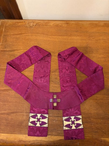 Purple confessional stole