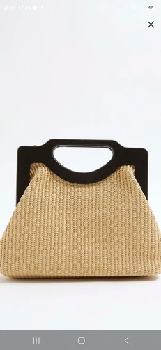 River island brown - river, rafia