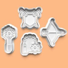 Medieval Weapons Cookie Cutter