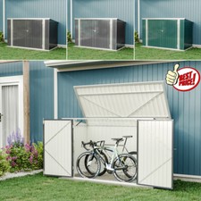 Outdoor Lockable Bicycle Shed