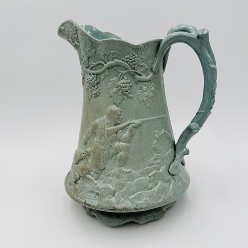 Parian ware relief jug - ware,