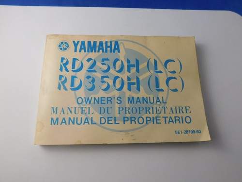 Yamaha owners manual rd250h - yamaha,