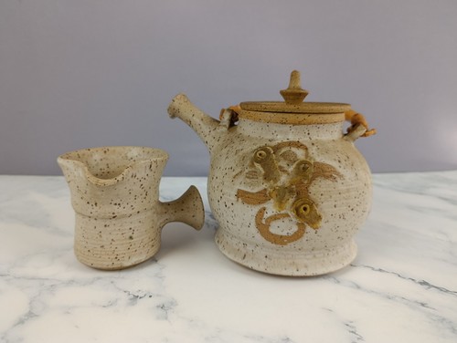 Studio pottery signed speckled - studio,