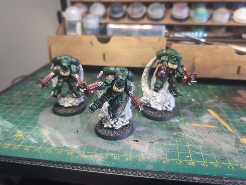 Painted space marines dark - painted,