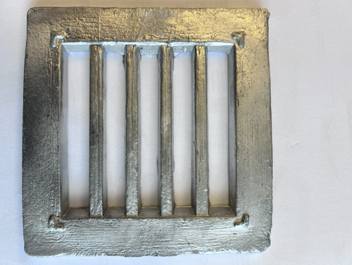 125mm square metal - (5"),